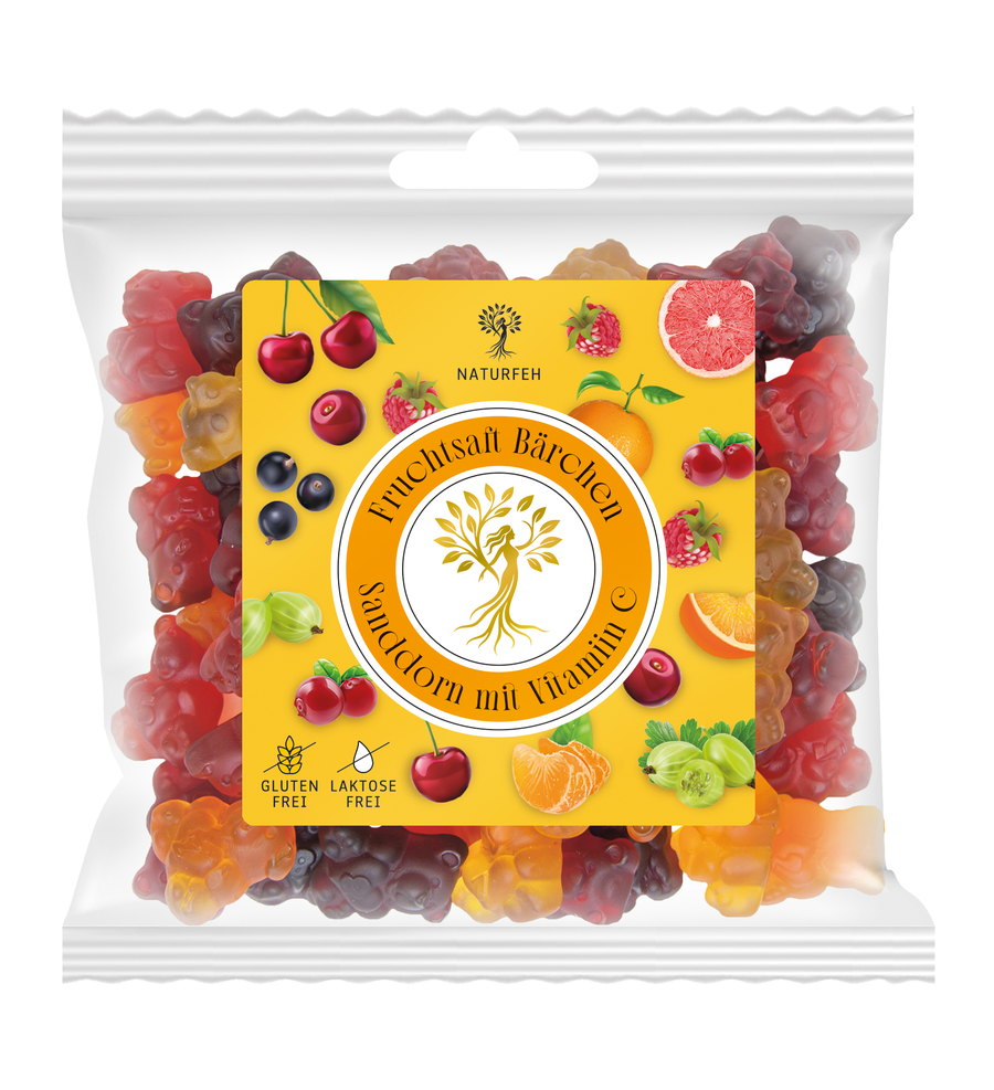 NATURFEH Sanddorn-Fruchtsaftbären