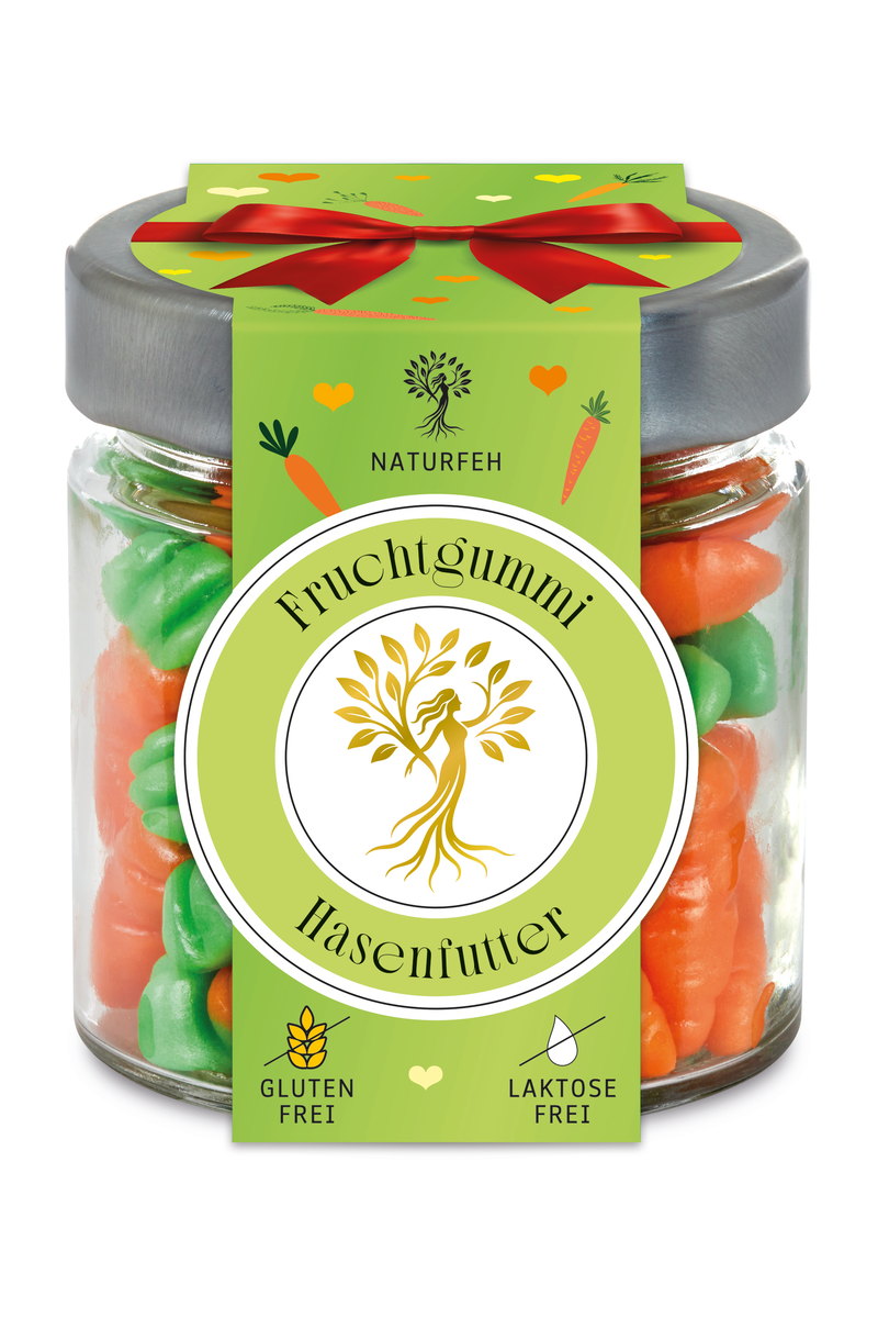 NATURFEH Geschenkglas Hasenfutter