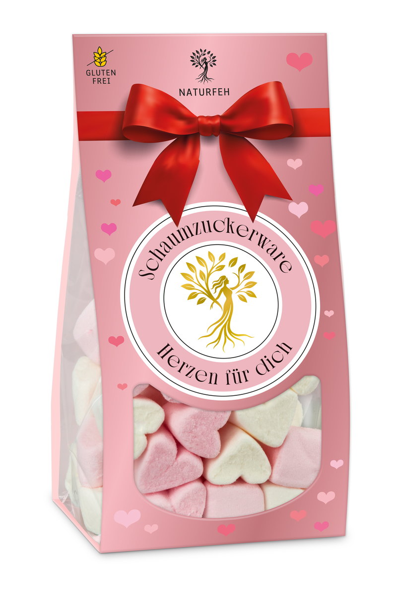 NATURFEH Marshmallow Herzen